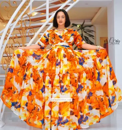 Habesha Chiffon – Ethiopian & Eritrean Traditional Dress for Women’s Special Days